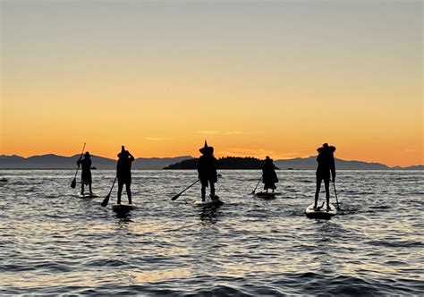 witches celebrate halloween with a sunset paddle near bowen island in photos photo gallery
