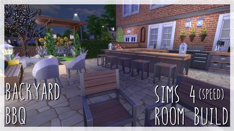 Backyard Bbq Sims 4 Room Build Youtube