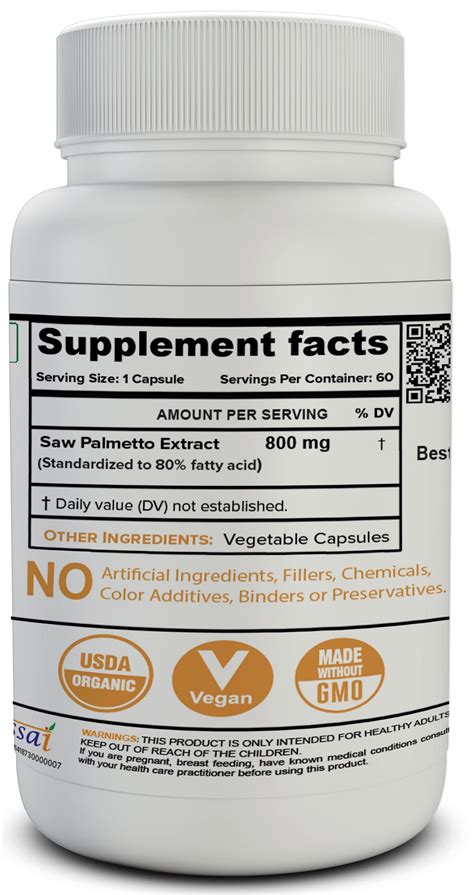 Buy Saw Palmetto Extract MG Capsules In India NutriJa Supplement Store