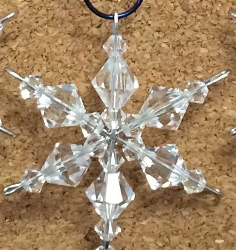 Mini Snowflake Ornaments Free Shipping By Sanderscraftdesigns