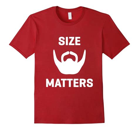 Size Matters Facial Hair Beard T Shirt