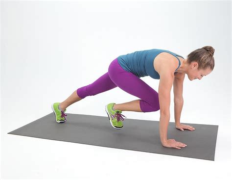 Mountain Climbers Easy Bodyweight Workout Popsugar Fitness Uk Photo 10