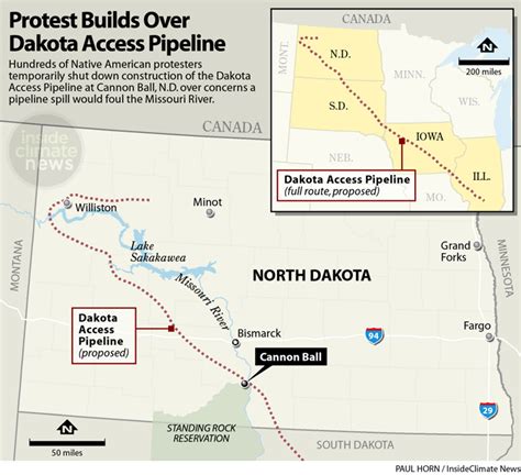 Native American Pipeline Protest Halts Construction In N Dakota