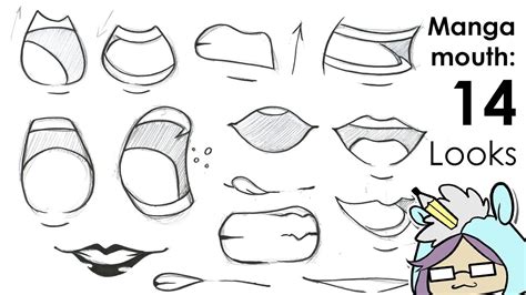 How To Draw A Mouth Open Anime