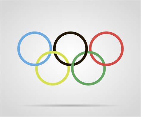 Circles Painted Olympic By Vivat On Creativemarket Olympic Rings