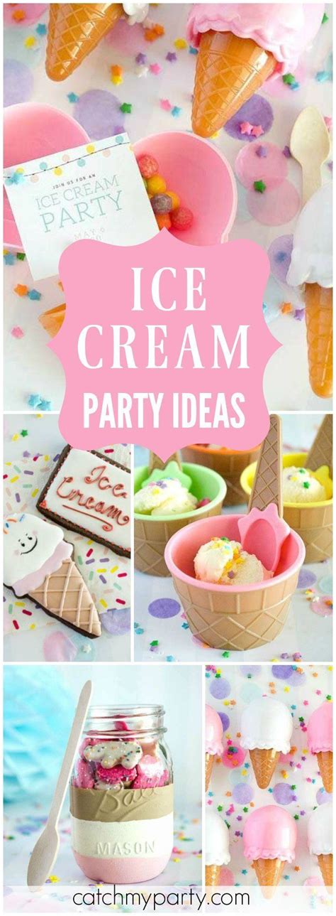 Ice Cream Summer Ice Cream Bash Catch My Party Ice Cream Party