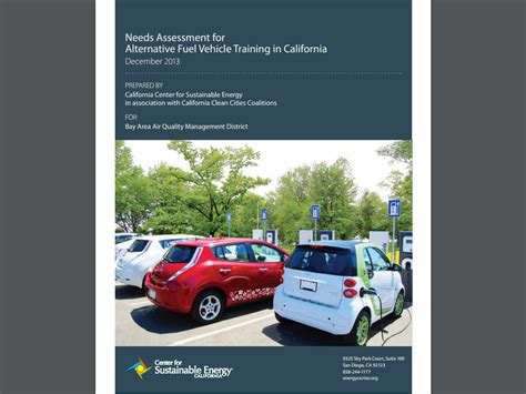 Needs Assessment for Alternative Fuel Vehicle Training in California - Alternative Fuel Toolkit