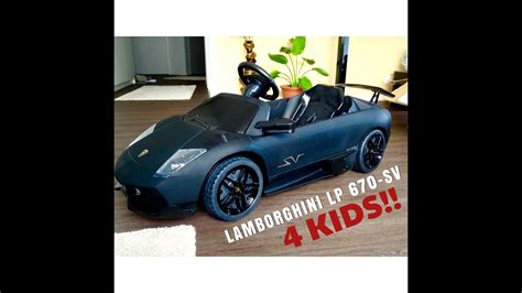 4 pack friction powered car toys push and go toy cars for toddlers double side rotation flips mini cars kids gifts inertia cars. LAMBORGHINI MURCIELAGO LP 670-SV 12V Electric Car for Kids ...