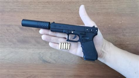 Mini Glock 18 Toy Gun With Bullets Unboxing 2022 Youtube