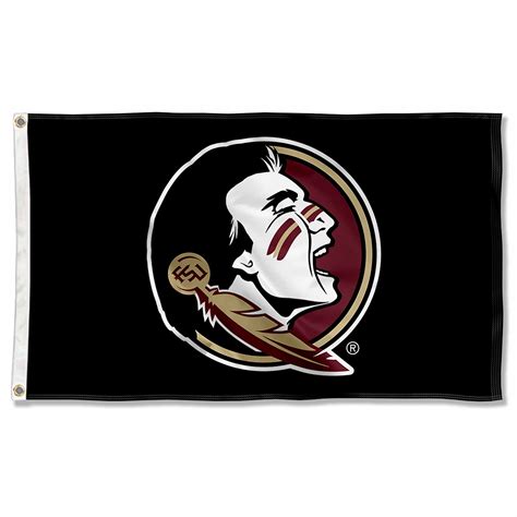 Florida State Seminoles New Logo Black Flag Large 3x5 Ebay