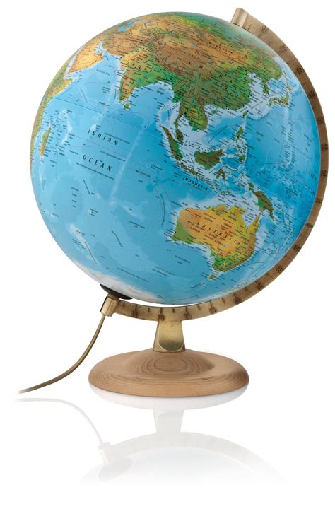 Classic B4 Physical Illuminated World Globe Map World Globe Shop