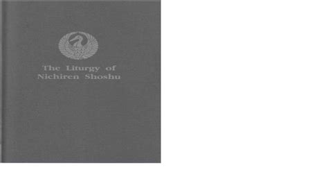 The Liturgy Of Nichiren Shoshu Pdf Document
