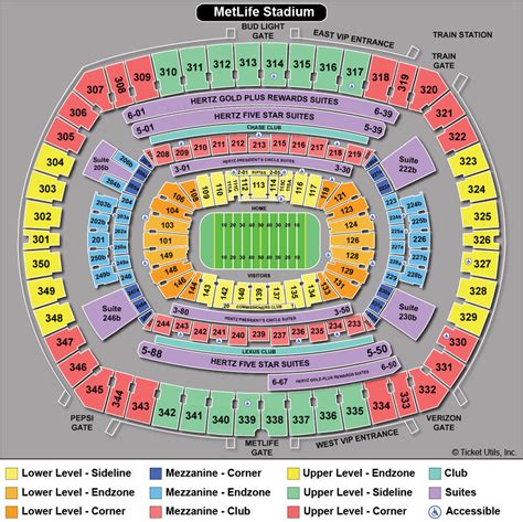 Metlife Stadium Seating Chart Is Up Taylorswift Bank Home Com