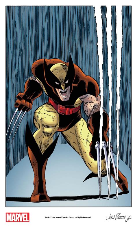 Wolverine From The Cover Of Uncanny X Men 207 By John Romita Jr And