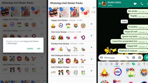 Happy Holi 2022 Wishes Stickers Heres How To Send Holi Whatsapp