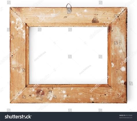 Back View Picture Frame Isolated On Stock Photo 81212626 Shutterstock