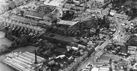 Vintage aerial view of Wigston shows how much the town has changed over ...