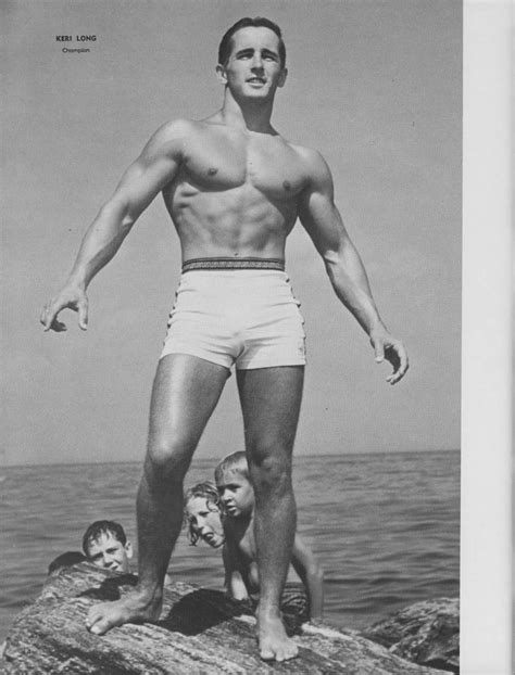 Male Models Vintage Beefcake Keri Long Walt Covert And Ricky Flynn Photographed By Champion Studio