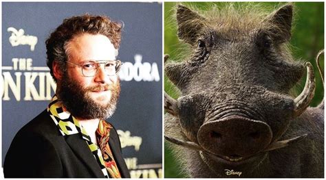 Seth Rogen On Voicing Pumbaa In The Lion King I Was Secretly Hoping