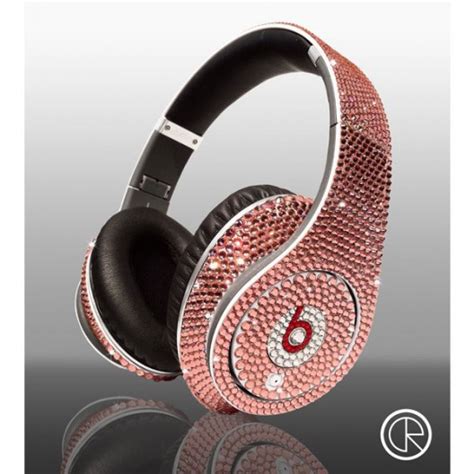 Limited Edition Swarovski Light Rose Dr Dre Beats Studio Headphones