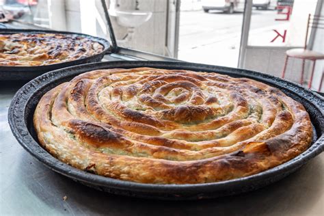 Burek Traditional Savory Pastry From Bosnia And Herzegovina