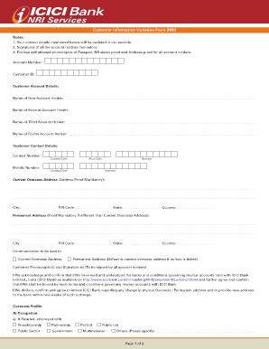 Maybe you would like to learn more about one of these? Printable Icici bank customer request form - Fill Out & Download Online Blanks in Word & PDF ...