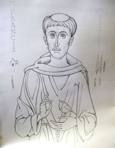 St Francis Of Assisi Icon Icon Diploma Student