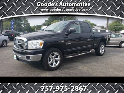 Find the engine specs, mpg, transmission, wheels, weight, performance and more for the 2005 dodge ram 1500 quad cab slt 4wd. Used 2008 Dodge Ram 1500 SXT Quad Cab Long Bed 4WD for ...