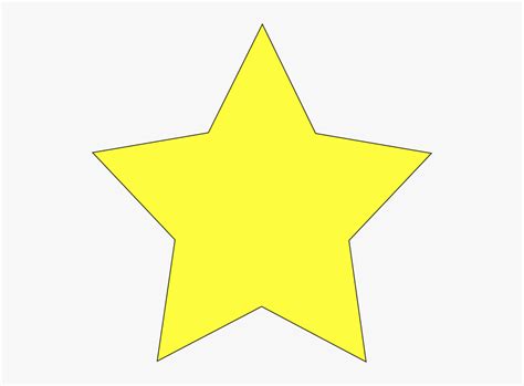 Star Lang Clip Art Yellow Star With Black Background Transparent