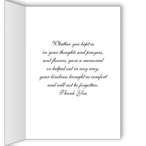 Lovely 40 Thank You Letter For Condolence Card