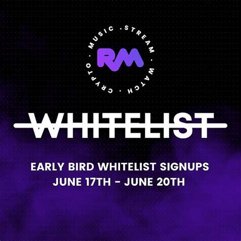 Whitelist For Our Public Sale Early By Reel Mood Medium