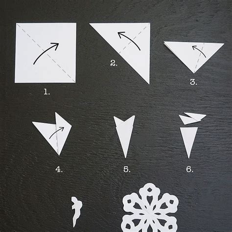 How To Make A Six Sided Paper Snowflake Paper Snowflakes Diy