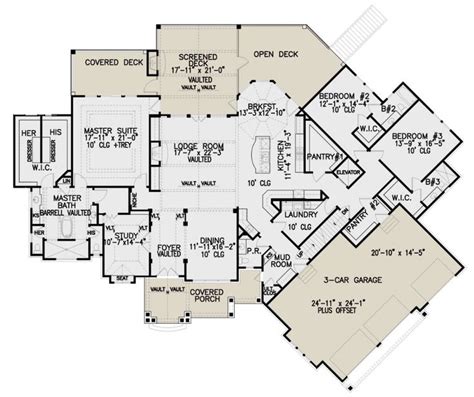 House Plan 699 00266 Craftsman Plan 4851 Square Feet 5 Bedrooms 5