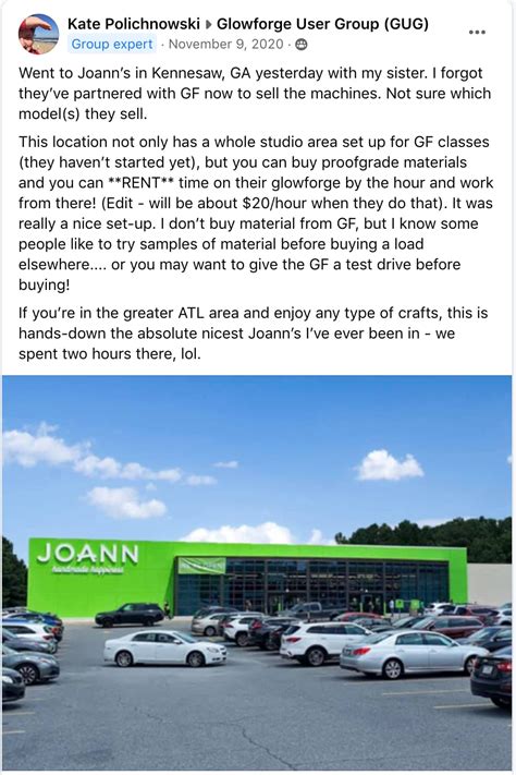 Joanne's Fabric & Glowforge! - Everything Else - Glowforge Owners Forum