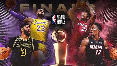 Nba Lakers Finals Heat Miami Angeles Champions