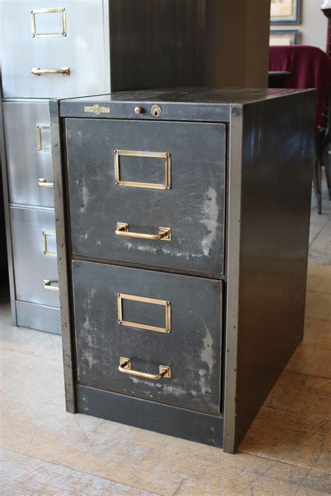 Two Drawer Roneo Filing Cabinet Discoverattic