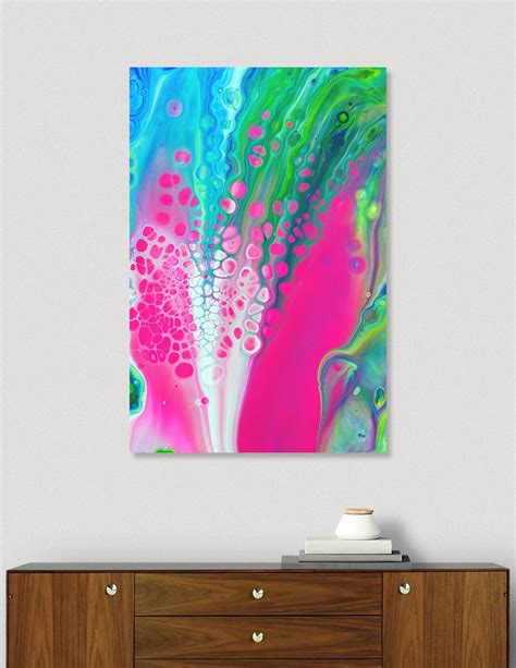 Pink Cells Canvas Print By Annemarie Ridderhof Exclusive Edition From 59 Curioos
