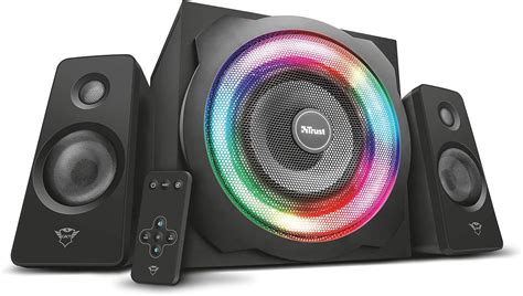 Trust Gaming Gxt 629 Tytan Rgb 21 Pc Gaming Speaker System With