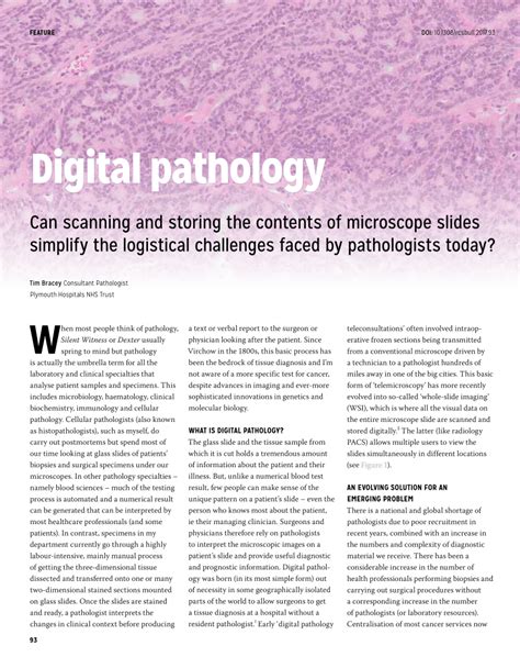 Pdf Digital Pathology