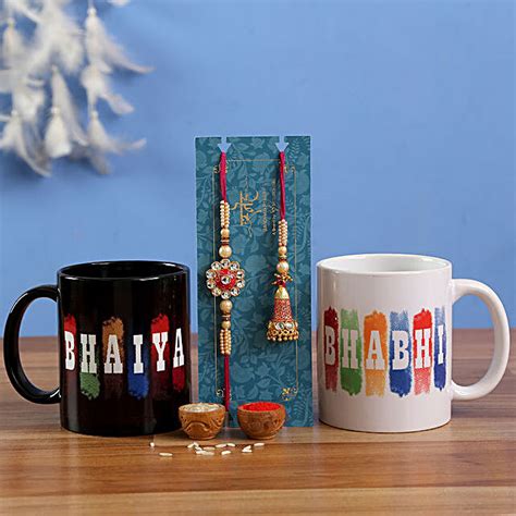 Buy Send Bhaiya Bhabhi Rakhi And Mug Set Online FNP