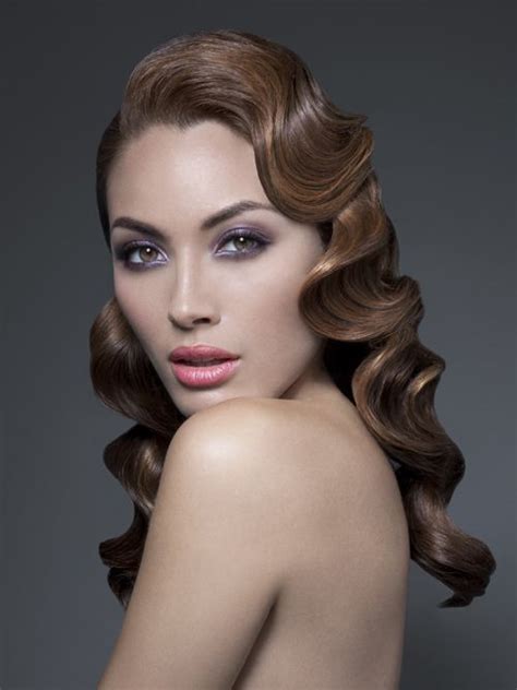 You can take inspiration from the likes of jessica alba and cheryl cole. Finger Wave on long hair | Long hair waves, Hair waves ...