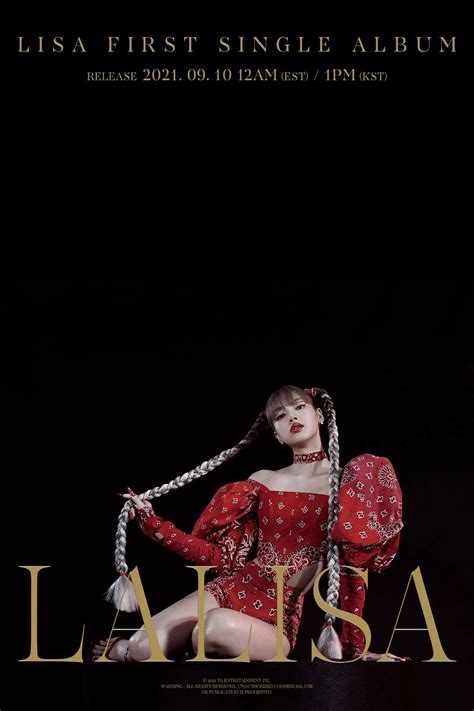 Theqoo Blackpink Lisa Solo First Single Album Lalisa Teaser Poster ~ Pann좋아