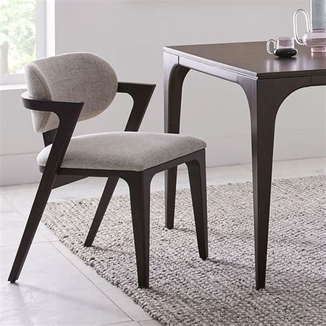 Adam Court Upholstered Dining Chair West Elm Uk