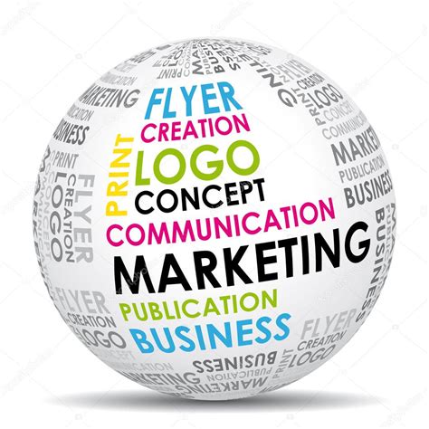 Marketing Communication World Vector Icon Stock Vector Image By