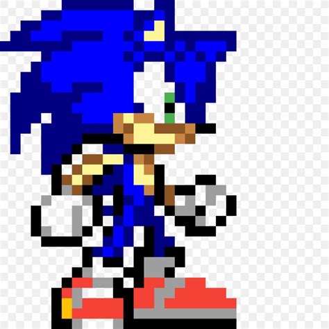 Sonic The Hedgehog Pixel Art By Theluigimetal616 On Deviantart