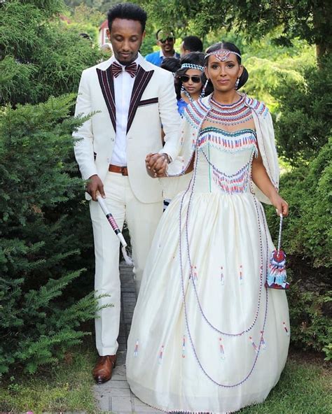 Forafricans “an Oromo Bride And Groom In Contemporary Ethiopian Wedding Attire Addis Ababa