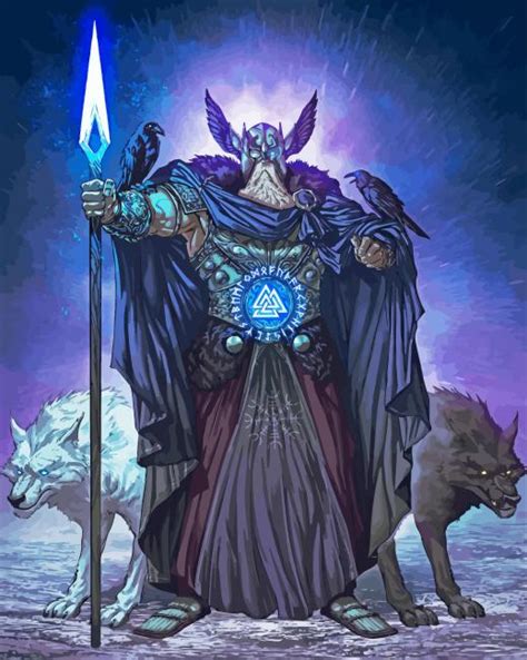 Odin God 5d Diamond Painting