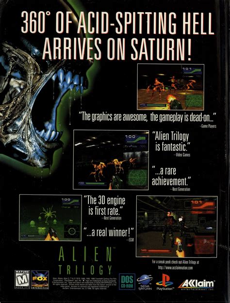 Alien Trilogy 1996 Aliens Game For Pc Ps1 And Saturn Avpgalaxy