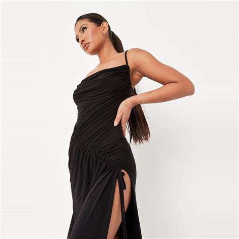 Missguided Front Maxi Dress Slinky Maxi Dresses Missguided