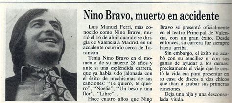 Maybe you would like to learn more about one of these? Memoria gráfica de España.: Nino Bravo
